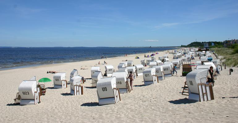 Ostsee Urlaub Bansin Usedom - Strand im Sommer