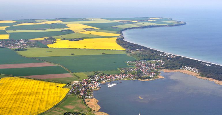 Ostsee Urlaub Breege-Juliusruh Rügen - Luftbild